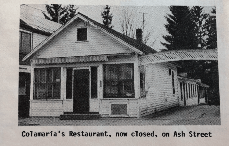 Archival Photo of Colamarias on Ash Street